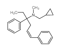 cas no 140850-73-3 is (E)-N-(cyclopropylmethyl)-N-methyl-3,6-diphenylhex-5-en-3-amine