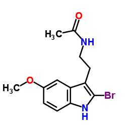 cas no 142959-59-9 is N-(2-(2-BROMO-5-METHOXY-1H-INDOL-3-YL)ETHYL)ACETAMIDE