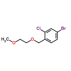 cas no 1598037-01-4 is Benzene, 4-?bromo-?2-?chloro-?1-?[(2-?methoxyethoxy)?methyl]?-