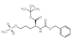 cas no 159877-09-5 is N-Benzoxycarbonyl-5-(methylsulfonyloxy)-L-norvaline, tert-butyl ester