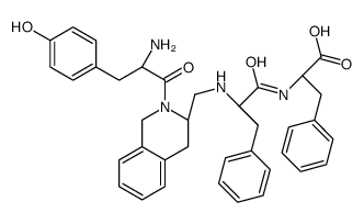 cas no 159992-07-1 is (2S)-2-[[(2S)-2-[[(3S)-2-[(2S)-2-amino-3-(4-hydroxyphenyl)propanoyl]-3,4-dihydro-1H-isoquinolin-3-yl]methylamino]-3-phenylpropanoyl]amino]-3-phenylpropanoic acid