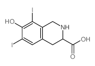 cas no 160080-87-5 is 7-Hydroxy-6,8-diiodo-1,2,3,4-tetrahydroisoquinoline-3-carboxylic acid