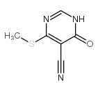 cas no 16071-28-6 is 4-(methylthio)-6-oxo-1,6-dihydropyrimidine-5-carbonitrile