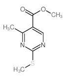 cas no 166392-24-1 is METHYL 4-METHYL-2-(METHYLSULFANYL)-5-PYRIMIDINECARBOXYLATE