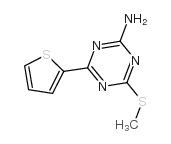 cas no 175204-61-2 is 4-(METHYLTHIO)-6-(2-THIENYL)-1,3,5-TRIAZIN-2-AMINE