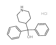 cas no 1798-50-1 is Diphenylpiperidin-4-ylmethanol hydrochloride