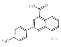 cas no 18060-44-1 is 8-METHYL-2-(4-METHYLPHENYL)QUINOLINE-4-CARBOXYLICACID