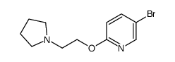 cas no 180916-06-7 is 5-BROMO-2-(2-(PYRROLIDIN-1-YL)ETHOXY)PYRIDINE