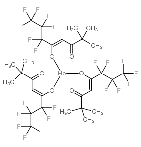 cas no 18323-97-2 is Holmium,tris(6,6,7,7,8,8,8-heptafluoro-2,2-dimethyl-3,5-octanedionato-kO3,kO5)-