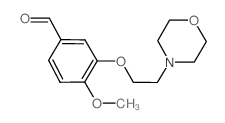 cas no 186191-09-3 is 4-Methoxy-3-(2-morpholin-4-ylethoxy)benzaldehyde