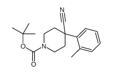 cas no 186347-28-4 is 1-BOC-4-CYANO-4-(2-METHYLPHENYL)-PIPERIDINE