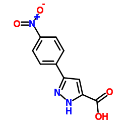 cas no 189083-63-4 is 5-(4-Nitrophenyl)-1H-pyrazole-3-carboxylic acid