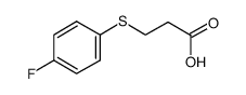 cas no 19543-85-2 is 3-[(4-FLUOROPHENYL)THIO]PROPANOIC ACID