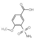 cas no 20532-06-3 is 3-(AMINOSULFONYL)-4-METHOXYBENZOIC ACID