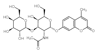 cas no 210357-36-1 is 4-Methylumbelliferyl 2-Acetamido-2-deoxy-3-O-(b-D-galactopyranosyl)-a-D-galactopyranoside