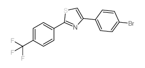 cas no 211032-07-4 is 4-(4-BROMOPHENYL)-2-(4-(TRIFLUOROMETHYL)PHENYL)THIAZOLE