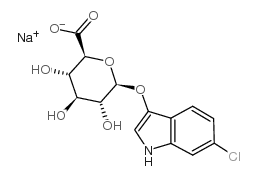 cas no 216971-56-1 is 6-Chloro-3-indolyl β-D-glucuronide sodium salt