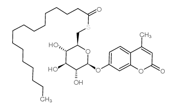 cas no 229644-17-1 is 4-Methylumbelliferyl 6-thio-Palmitate-β-D-Glucopyranoside