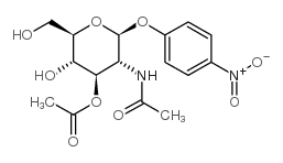 cas no 23262-57-9 is p-Nitrophenyl 2-Acetamido-2-deoxy-3-O-acetyl-β-D-glucopyranoside