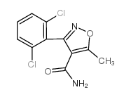 cas no 23858-59-5 is 3-(2,6-DICHLOROPHENYL)-5-METHYLISOXAZOLE-4-CARBOXAMIDE