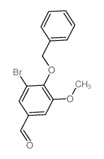 cas no 2556-04-9 is 4-BENZYLOXY-3-BROMO-5-METHOXY-BENZALDEHYDE