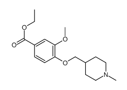 cas no 264208-60-8 is ETHYL 4-((1-METHYLPIPERIDIN-4-YL)METHOXY)-3-METHOXYBENZOATE