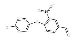 cas no 270262-96-9 is 4-(4-CHLOROPHENYLTHIO)-3-NITROBENZALDEHYDE