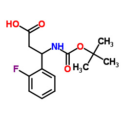 cas no 284493-56-7 is 3-N-BOC-3-(2-FLUOROPHENYL)PROPIONIC ACID