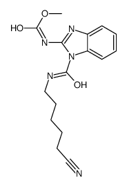 cas no 28559-00-4 is methyl [1-[[(5-cyanopentyl)amino]carbonyl]-1H-benzimidazol-2-yl]carbamate