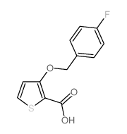 cas no 303147-78-6 is 3-[(4-FLUOROBENZYL)OXY]-2-THIOPHENECARBOXYLIC ACID