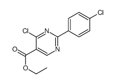 cas no 304693-56-9 is 4-Chloro-2-(4-chloro-phenyl)-pyrimidine-5-carboxylic acid ethyl ester