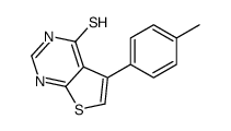 cas no 307512-34-1 is 5-(4-METHYLPHENYL)THIENO[2,3-D]PYRIMIDINE-4(3H)-THIONE