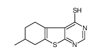 cas no 314260-78-1 is 7-METHYL-5,6,7,8-TETRAHYDRO-BENZO[4,5]THIENO[2,3-D]PYRIMIDINE-4-THIOL