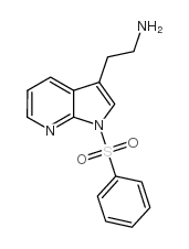 cas no 338731-03-6 is 1H-Pyrrolo[2,3-b]pyridine-3-ethanamine, 1-(phenylsulfonyl)-