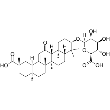 cas no 34096-83-8 is Glycyrrhetinic acid 3-O-mono-beta-D-glucuronide