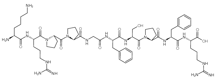 cas no 342-10-9 is Lys-Bradykinin acetate salt