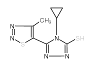 cas no 352018-98-5 is 4-CYCLOPROPYL-5-(4-METHYL-1,2,3-THIADIAZOL-5-YL)-4H-1,2,4-TRIAZOLE-3-THIOL