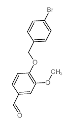 cas no 352455-48-2 is 4-[(4-BROMOBENZYL)OXY]-3-METHOXYBENZALDEHYDE