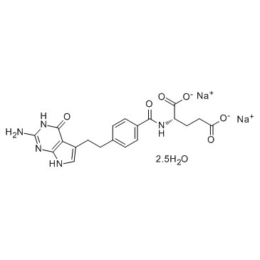 cas no 357166-30-4 is Pemetrexed disodium hydrate