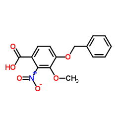 cas no 3584-32-5 is 4-(Benzyloxy)-3-methoxy-2-nitrobenzoic acid