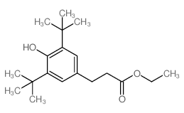 cas no 36294-24-3 is ETHYL 3-(3,5-DI-TERT-BUTYL-4-HYDROXYPHENYL)PROPANOATE