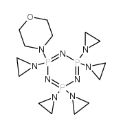 cas no 37132-72-2 is 1,3,5,2,4,6-Triazatriphosphorine,2,2,4,4,6-pentakis(1-aziridinyl)-2,2,4,4,6,6-hexahydro-6-(4-morpholinyl)- (9CI)