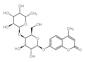 cas no 383160-15-4 is 4-Methylumbelliferyl 4-O-(a-L-Fucopyranosyl)-b-D-galactopyranoside