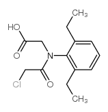 cas no 38725-95-0 is 2-[(2-chloroacetyl)-(2,6-diethylphenyl)amino]acetic acid