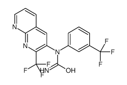 cas no 388565-53-5 is Urea, N-[2-(trifluoromethyl)-1,8-naphthyridin-3-yl]-N-[3-(trifluoromethyl)phenyl]- (9CI)