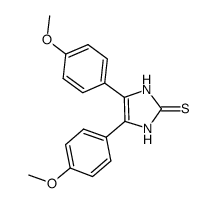 cas no 39908-69-5 is 4,5-BIS-(4-METHOXY-PHENYL)-1,3-DIHYDRO-IMIDAZOLE-2-THIONE