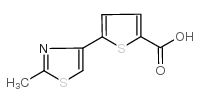 cas no 400715-45-9 is 5-(2-methyl-1,3-thiazol-4-yl)thiophene-2-carboxylic acid