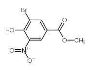 cas no 40258-72-8 is methyl 3-bromo-4-hydroxy-5-nitrobenzoate