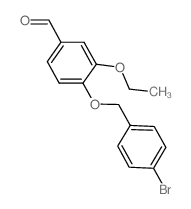 cas no 443292-05-5 is 4-[(4-bromophenyl)methoxy]-3-ethoxybenzaldehyde