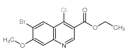 cas no 476194-45-3 is ethyl 6-bromo-4-chloro-7-methoxyquinoline-3-carboxylate